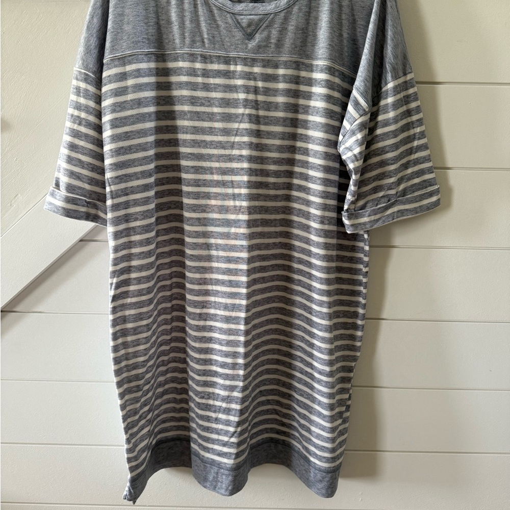 Women’s Cuddledud striped lounge shirt